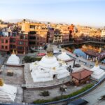 Newari Homes _ outside stupa